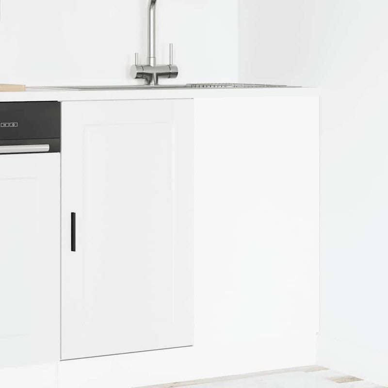 Kitchen Base Cabinet "Porto" White Engineered Wood