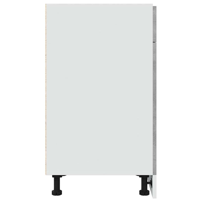 Drawer Bottom Cabinet Lyon Concrete Grey 40x46x81.5 cm Engineered Wood
