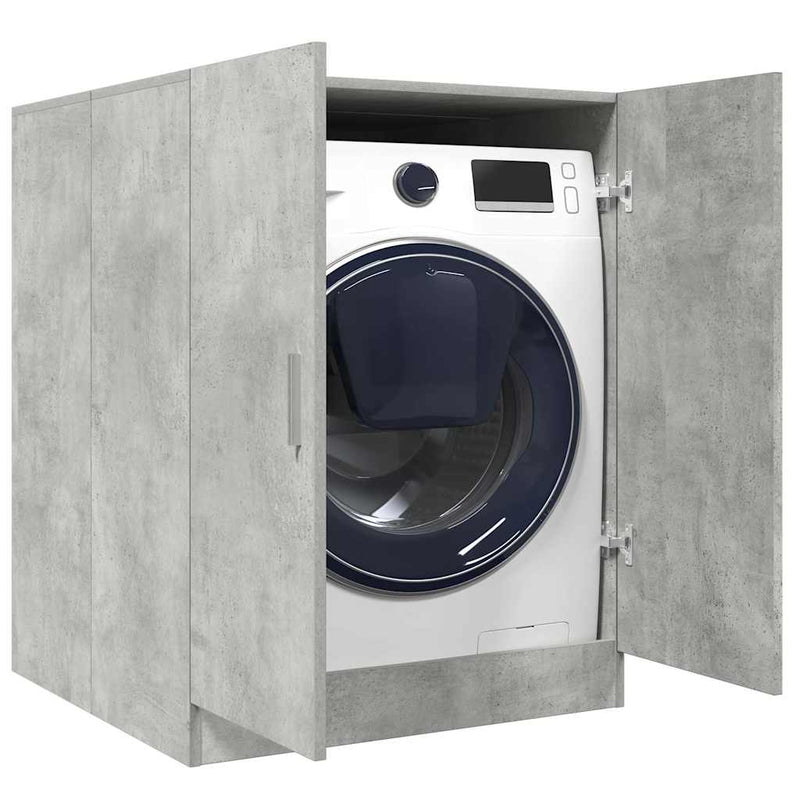 Washing Machine Cabinet Concrete Grey 70.5x71.5x91.5 cm