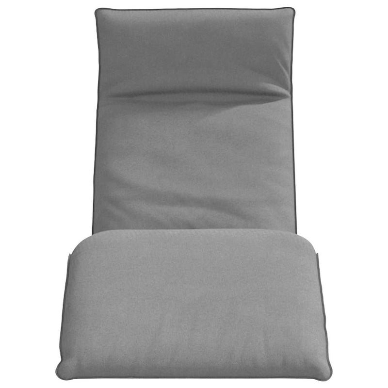 Folding Sun lounger Grey 175x54x8.5 cm Oxford Fabric