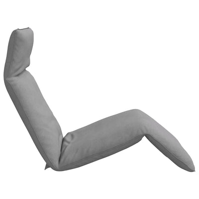 Folding Sun lounger Grey 175x54x8.5 cm Oxford Fabric