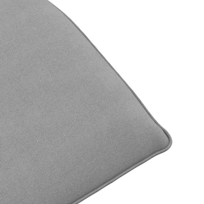 Folding Sun lounger Grey 175x54x8.5 cm Oxford Fabric