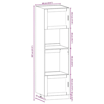 7 Piece Kitchen Cabinet Set "Kalmar" White Engineered Wood