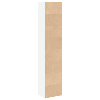 Bookcase White 40x30x189 cm Engineered Wood