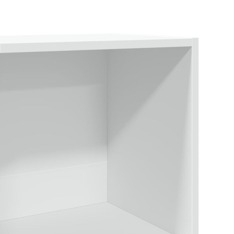 Bookcase White 40x30x189 cm Engineered Wood