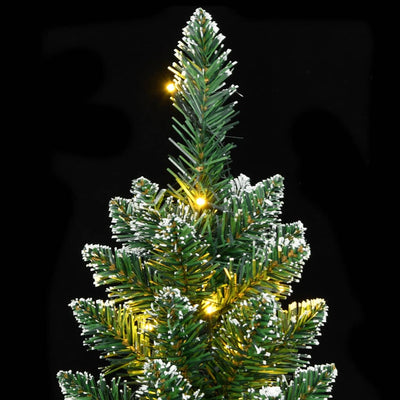 Artificial Slim Christmas Tree 300 LEDs 180 cm