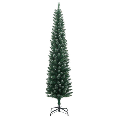 Artificial Slim Christmas Tree 300 LEDs 240 cm