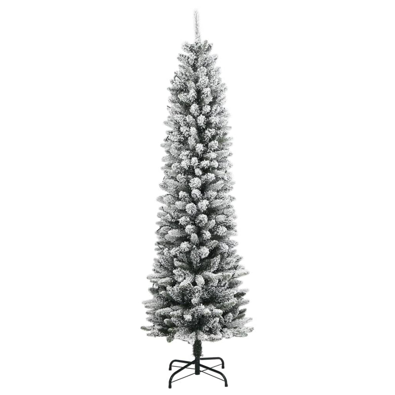 Artificial Christmas Tree 300 LEDs and Flocked Snow 180 cm