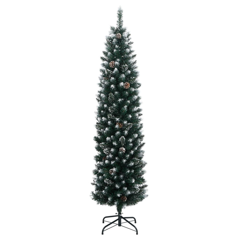 Artificial Slim Christmas Tree 150 LEDs 150 cm