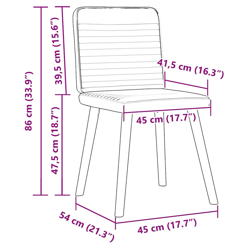 Dining Chairs 4 pcs Dark Grey Fabric