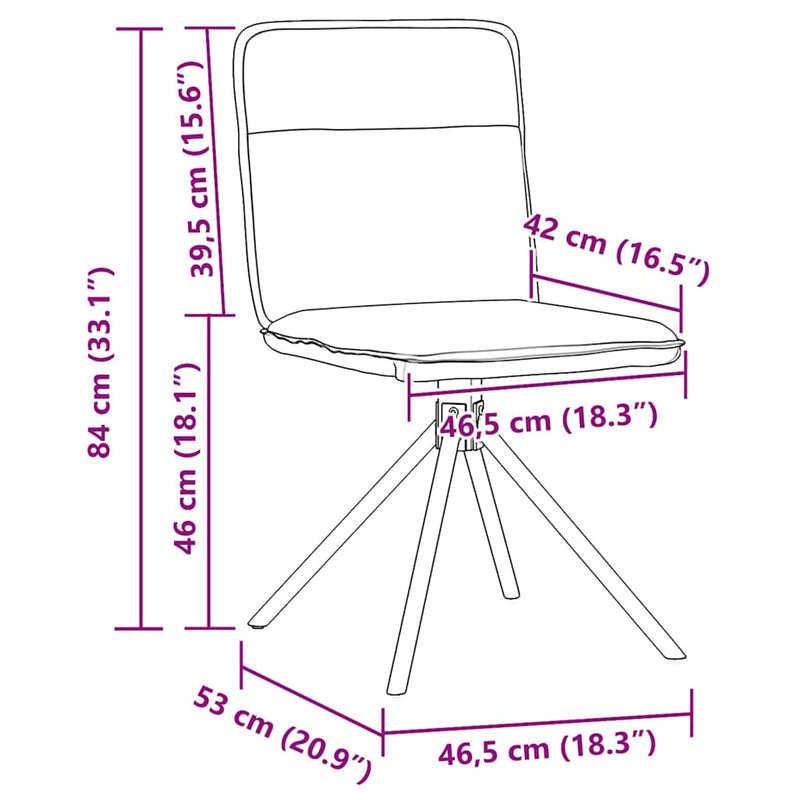 Dining Chairs 4 pcs Dark Grey Fabric