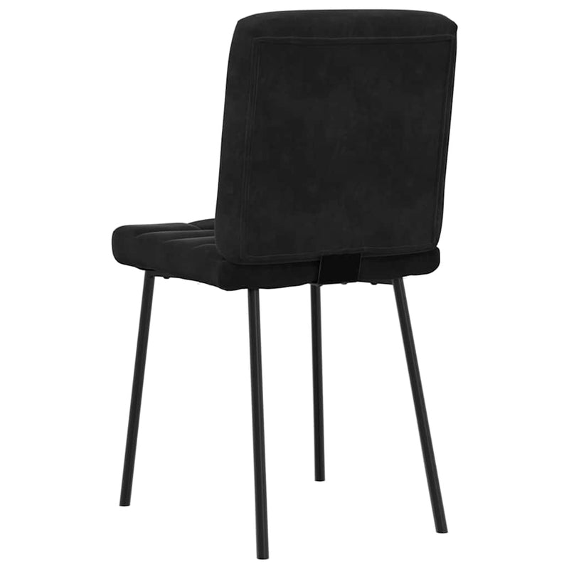 Dining Chairs 2 pcs Black Velvet