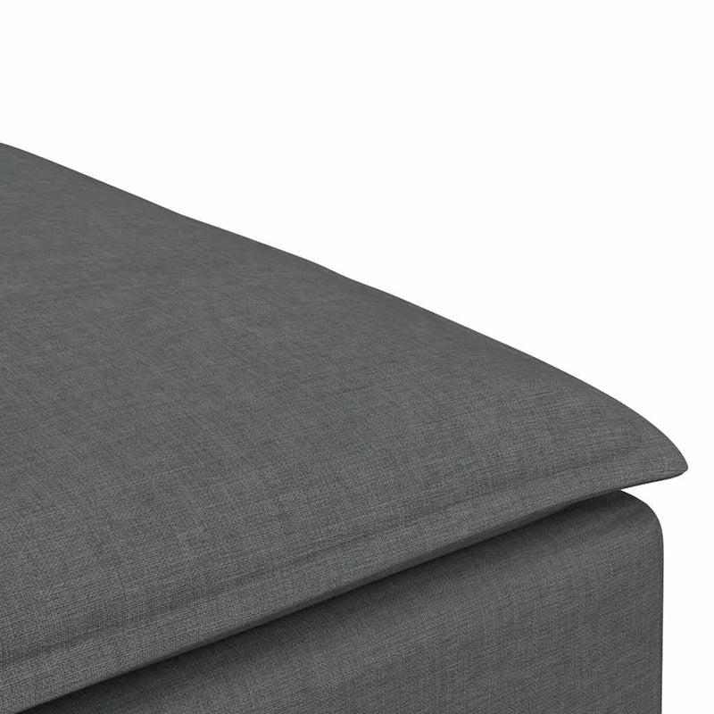 Modular Sofa Footstool Module Dark Grey 100x100x48 cm