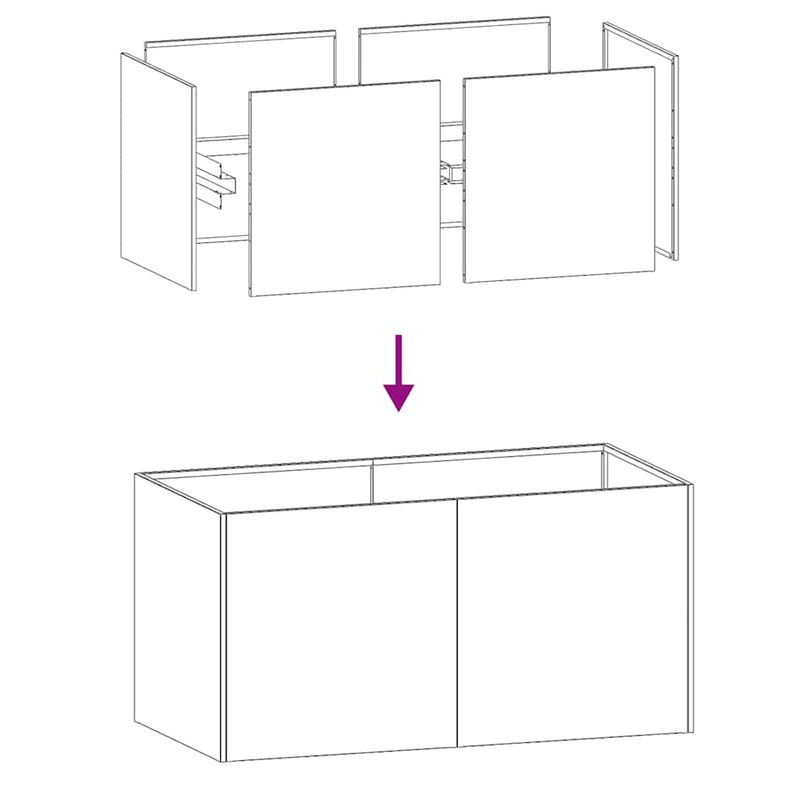 Planter 80x40x40 cm Galvanised Steel