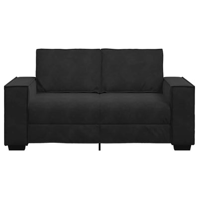 2-Seater Sofa Black 120 cm Velvet