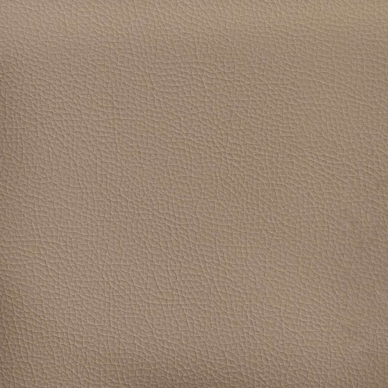 Sofa Chair 59 cm with Cushion Cappuccino Artificial Leather