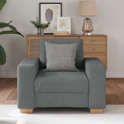 Sofa Chair Dark Grey 59 cm Fabric