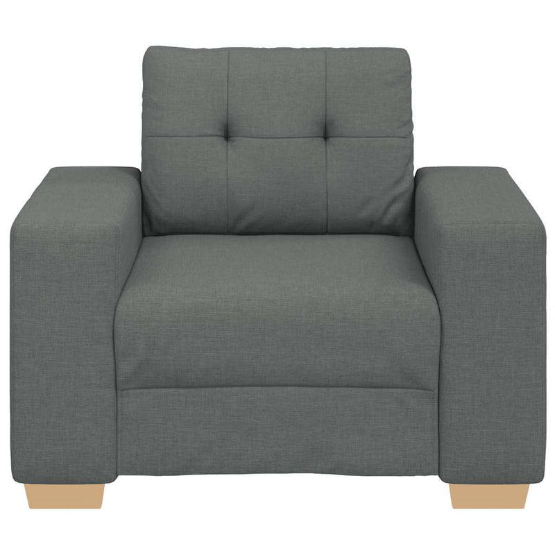 Sofa Chair Dark Grey 59 cm Fabric