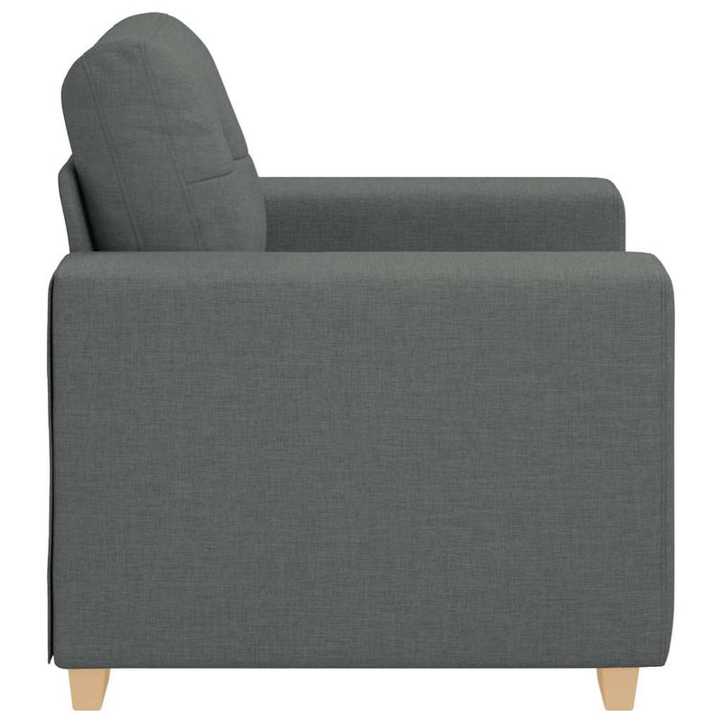 Sofa Chair Dark Grey 59 cm Fabric