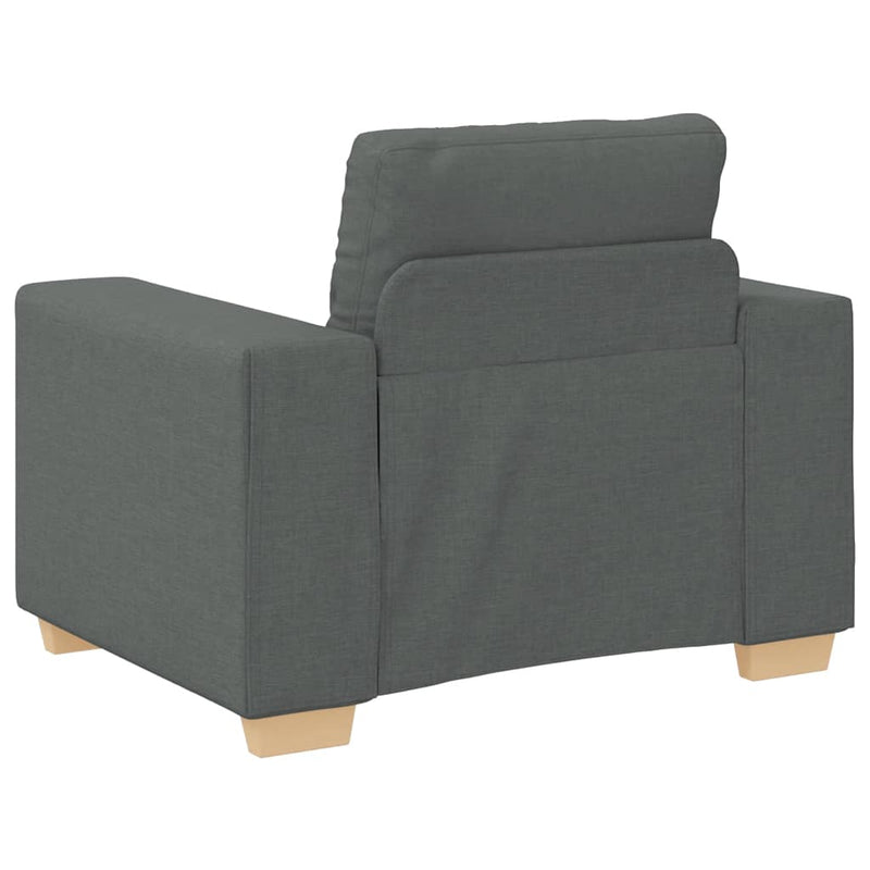 Sofa Chair Dark Grey 59 cm Fabric