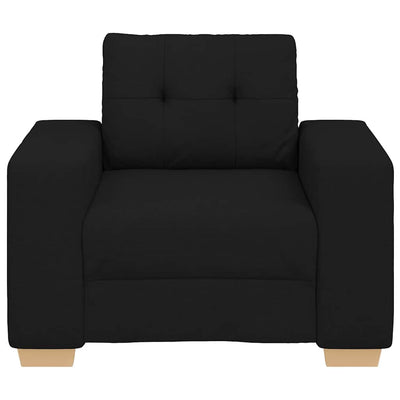 Sofa Chair Black 59 cm Fabric