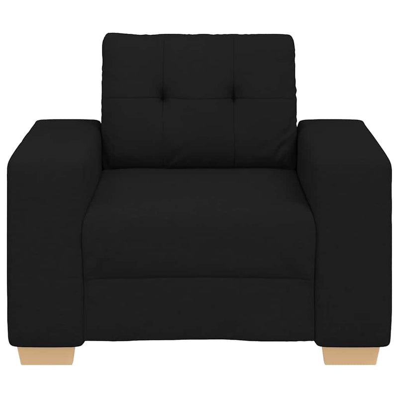 Sofa Chair Black 59 cm Fabric