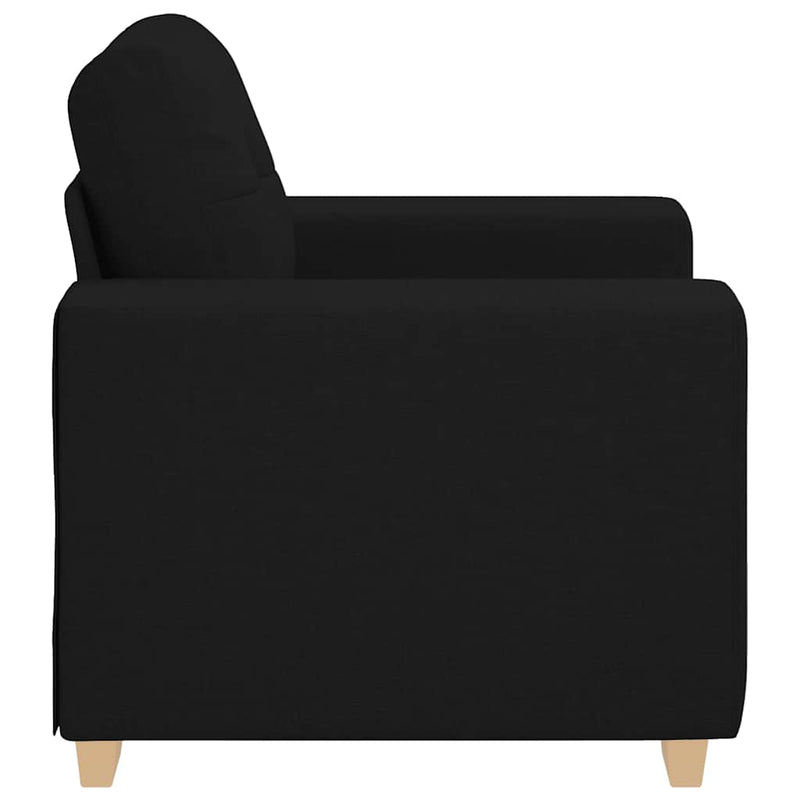 Sofa Chair Black 59 cm Fabric