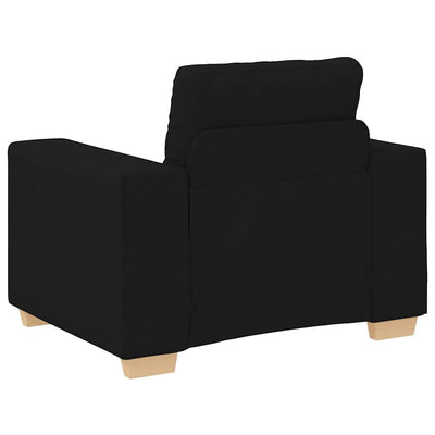 Sofa Chair Black 59 cm Fabric