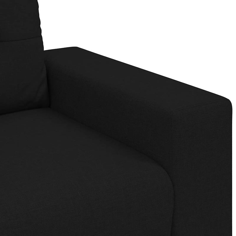 Sofa Chair Black 59 cm Fabric