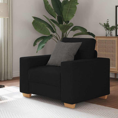 Sofa Chair Black 59 cm Fabric