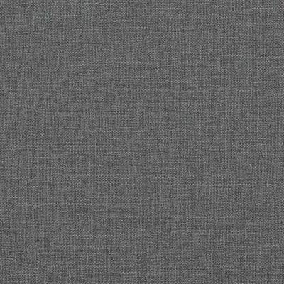 Loveseat Sofa Dark Grey 120 cm Fabric