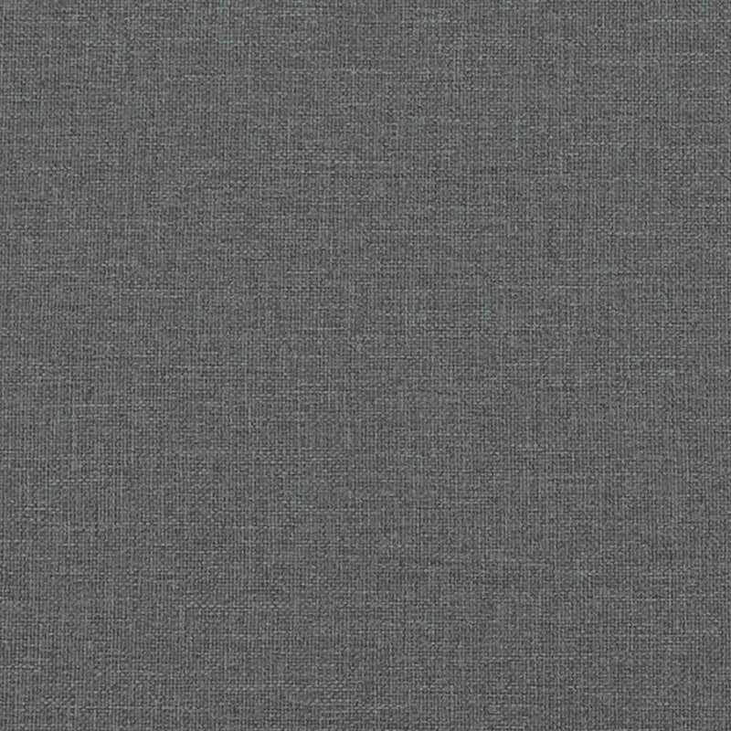 Loveseat Sofa Dark Grey 120 cm Fabric