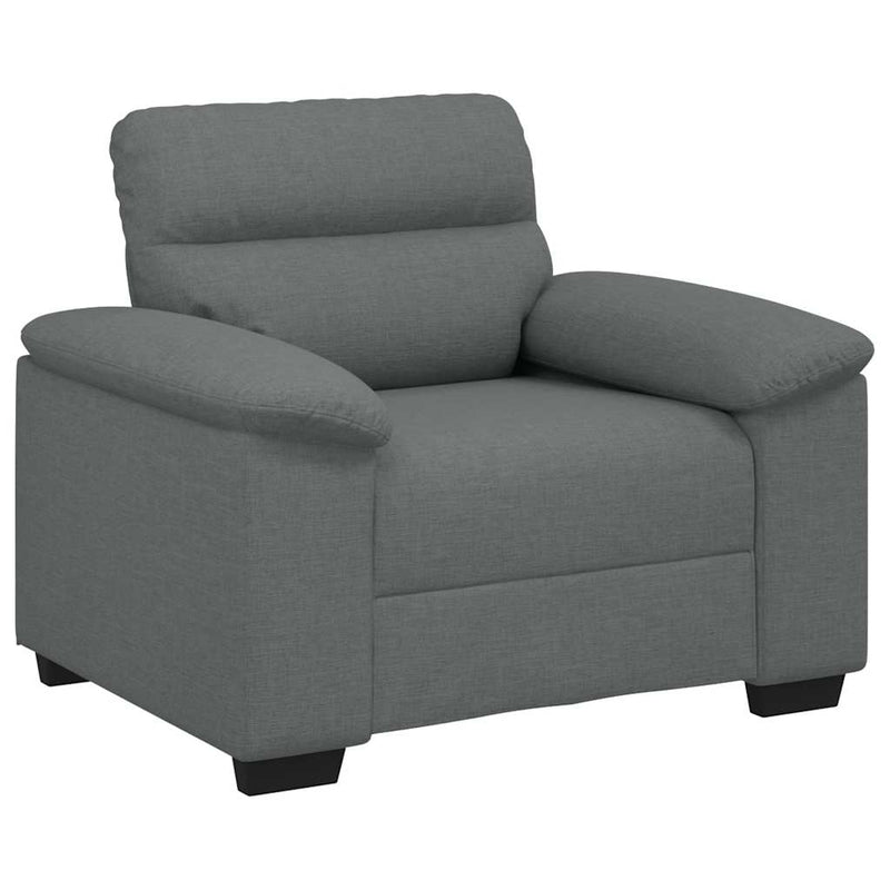 Sofa Chair Dark Grey 60 cm Fabric