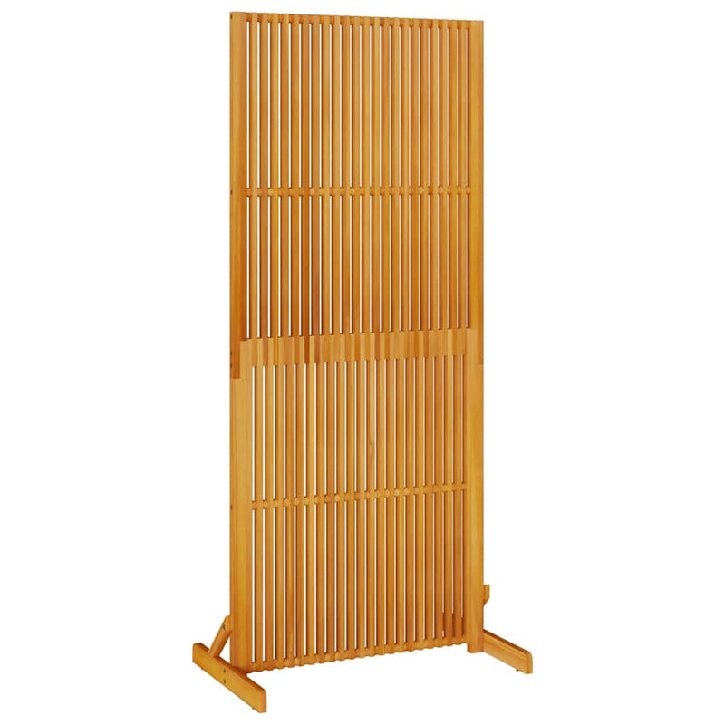 Privacy Screen Indoor/Outdoor 180.5 cm Solid Acacia Wood