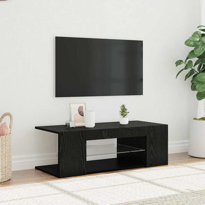 TV Cabinet Black 90 x 39 x 30 cm Engineered wood