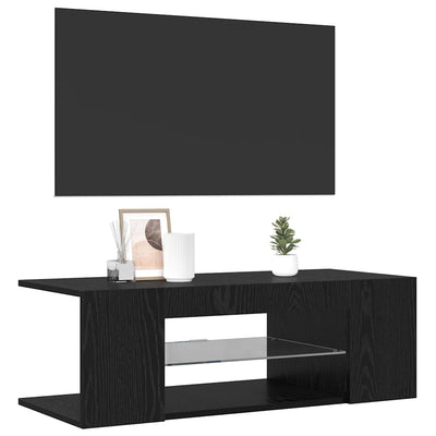 TV Cabinet Black 90 x 39 x 30 cm Engineered wood
