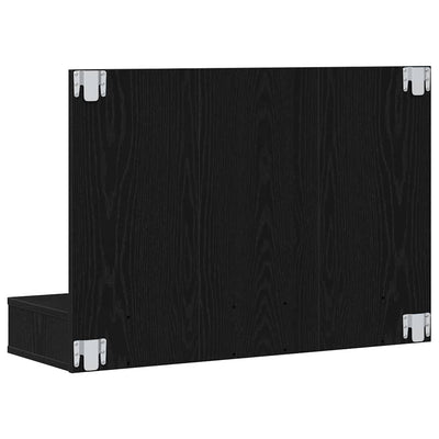 Mirror Cabinet Black oak 90 x 31.5 x 62 cm Engineered Wood