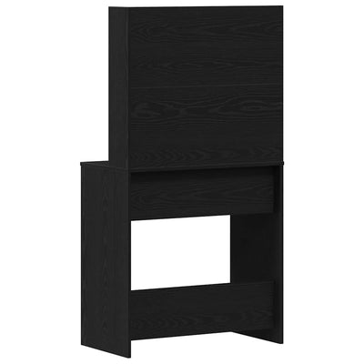 Dressing Table Black oak 74.5 x 40 x 141 cm Engineered wood