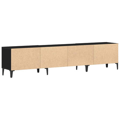 TV Cabinet Black oak 180 x 31.5 x 40 cm Engineered wood