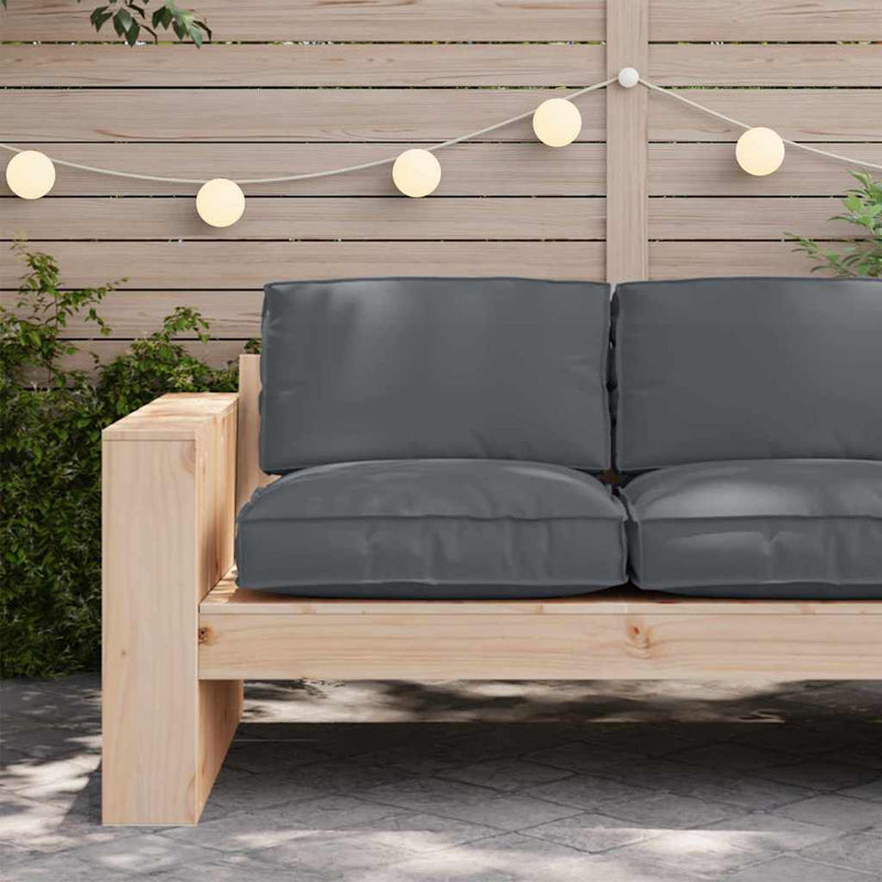 Pallet Cushion for Seat Anthracite 80x80x12 cm Oxford Fabric