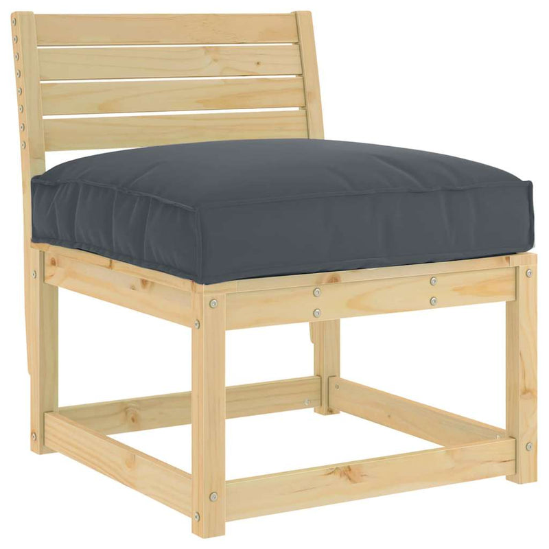 Pallet Cushion for Seat Anthracite 80x80x12 cm Oxford Fabric
