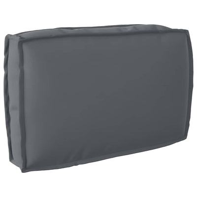 Pallet Cushion Set Set of 2 Anthracite Polyester Medium