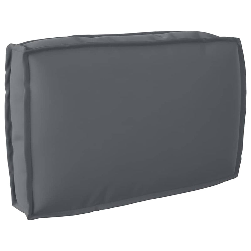 Pallet Cushion Set Set of 2 Anthracite Polyester Medium