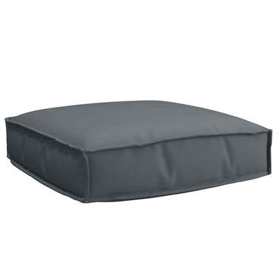 Pallet Cushion Set Set of 2 Anthracite Polyester Medium