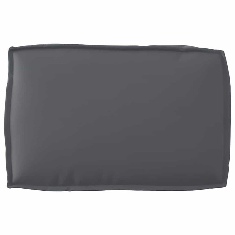 Pallet Cushion Set Set of 2 Anthracite Polyester Medium