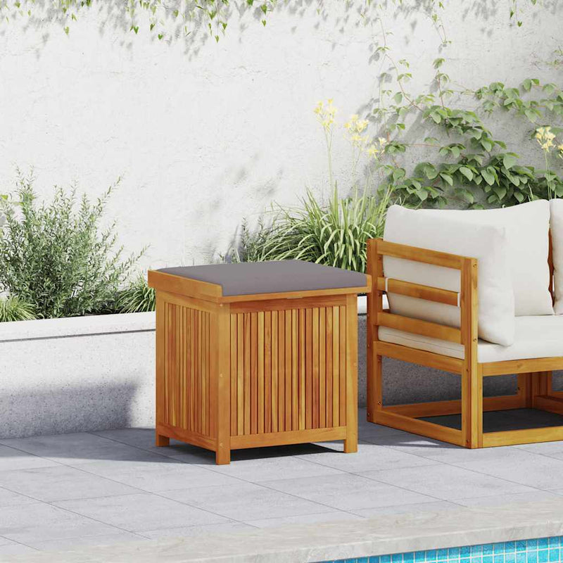 Outdoor Cushion Box 60x50x61 cm Solid Wood Acacia