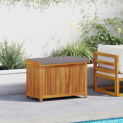 Outdoor Cushion Box 90x50x60.5 cm Solid Wood Acacia