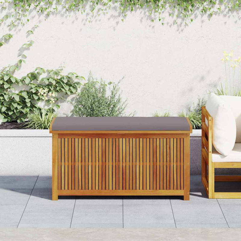 Outdoor Cushion Box 113x50x60.5 cm Solid Wood Acacia