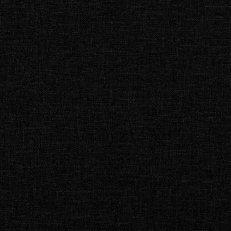 3-in-1 Single Sofa Bed Convertible Black Fabric