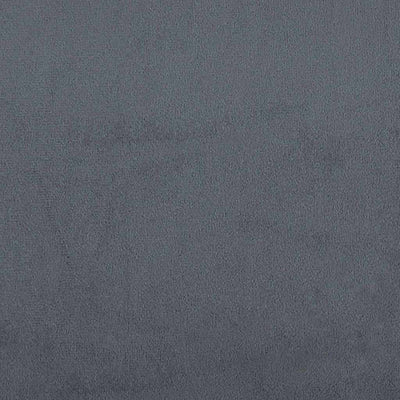 3-in-1 Single Sofa Bed Convertible Dark Grey Velvet